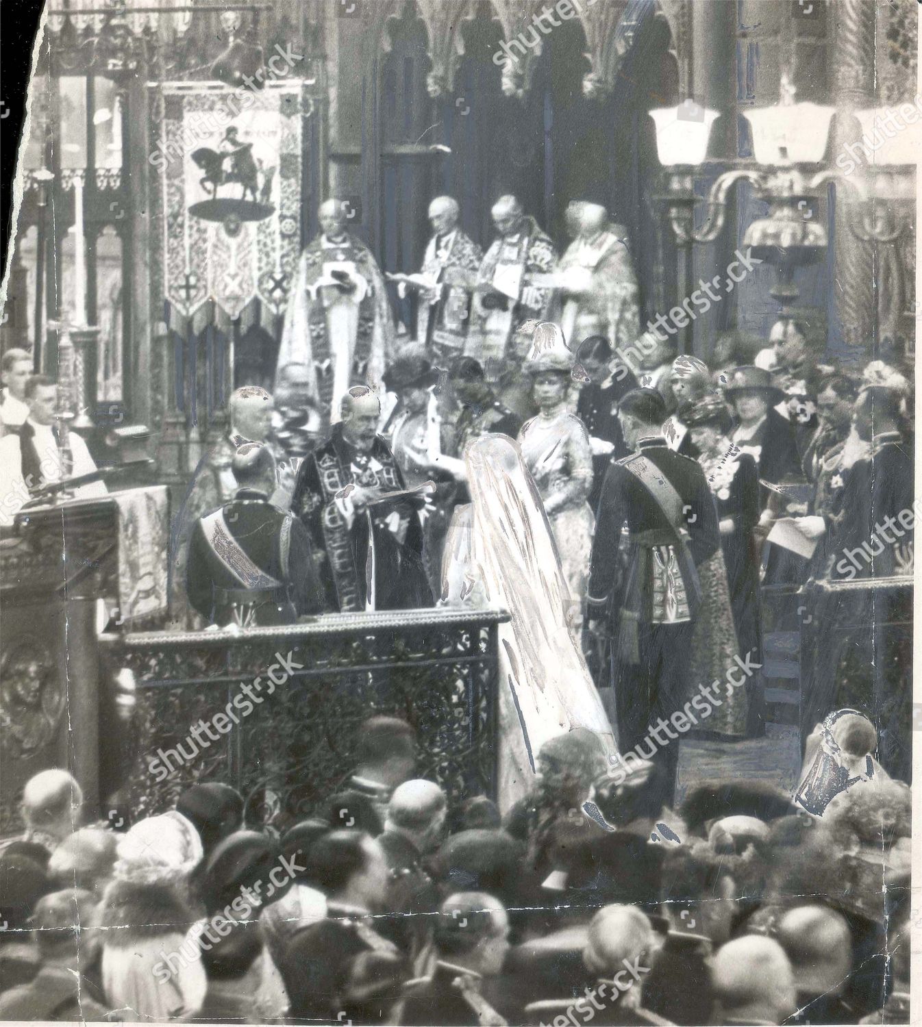 Wedding Service Princess Mary Viscount Lascelles Editorial Stock Photo