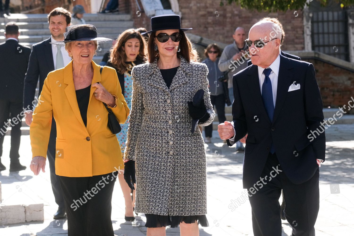 Venice, Italy. 16th Oct, 2021. Guests of the wedding between