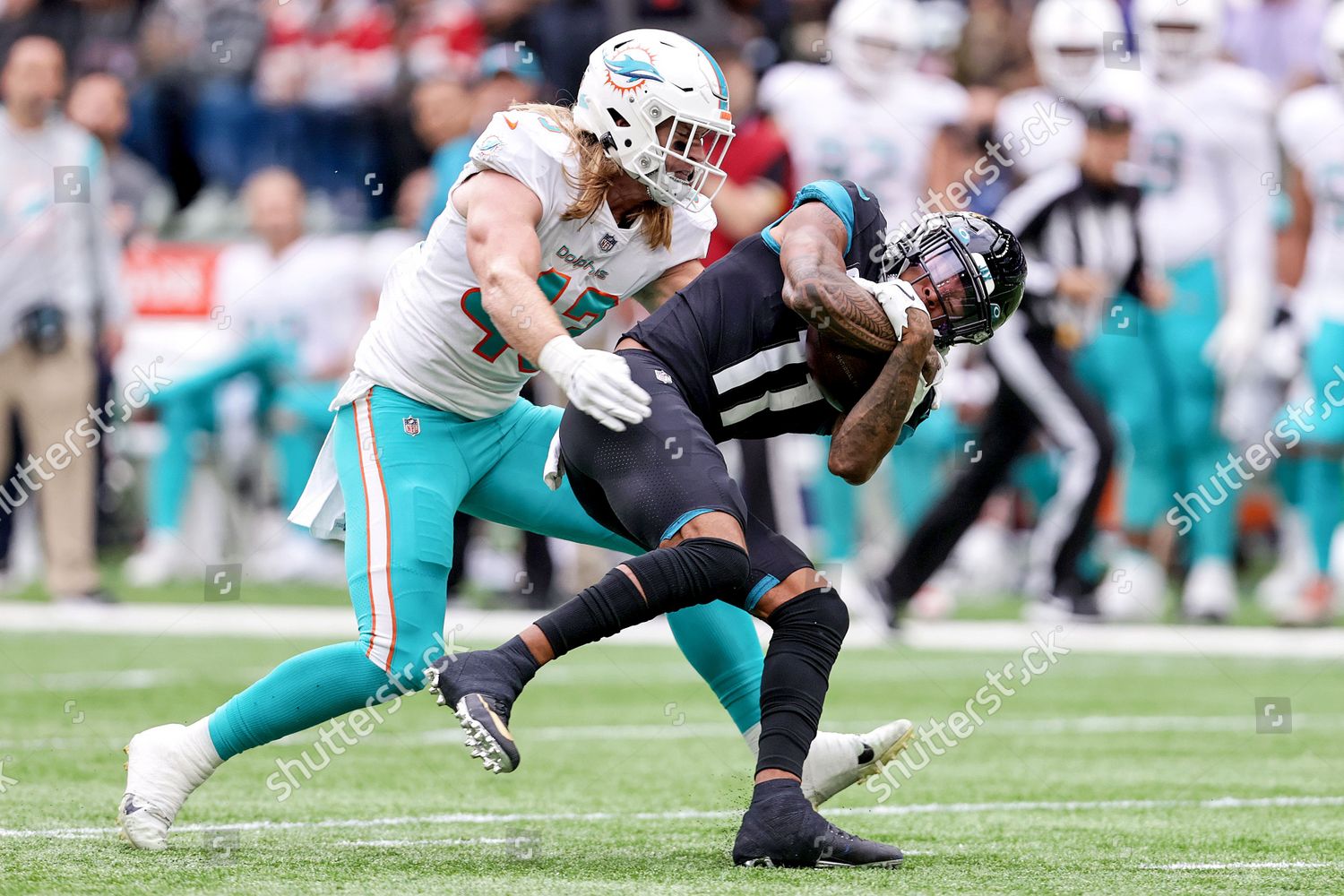 Jacksonville Jaguars Vs Miami Dolphins Jacksonville Editorial Stock ...