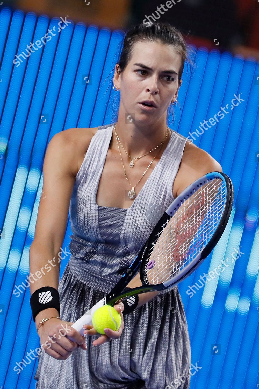 Ajla Tomljanovic Australia Serves Ball Liudmila Editorial Stock Photo ...