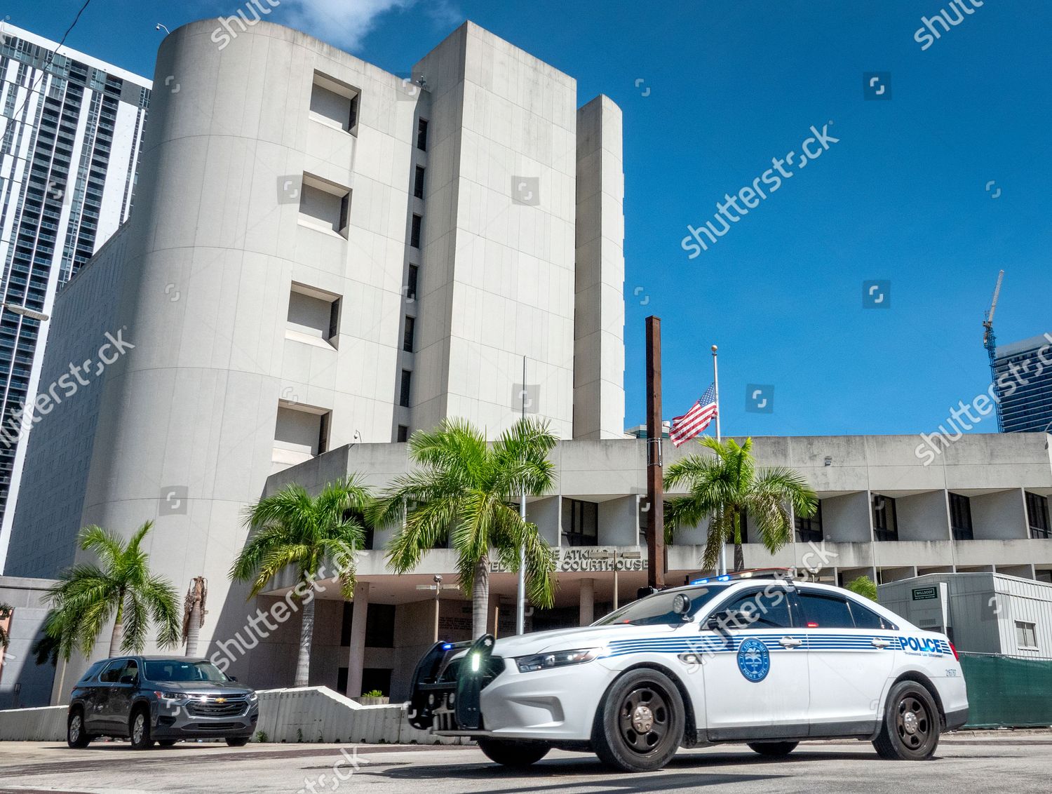 View C Clyde Atkins Us Courthouse Editorial Stock Photo Stock Image