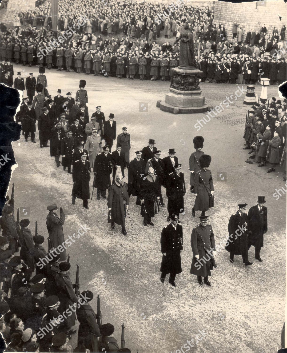 Funeral King George Vi Died 6252 February Editorial Stock Photo
