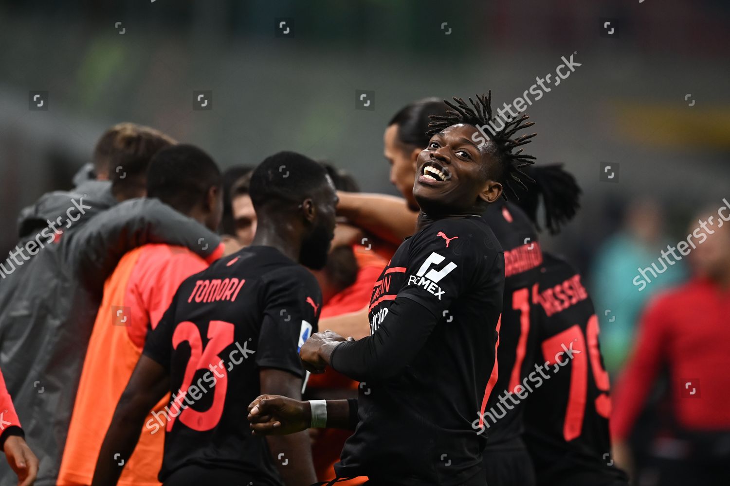 Rafael Leao Milan Celebrates After Scoring Editorial Stock Photo ...