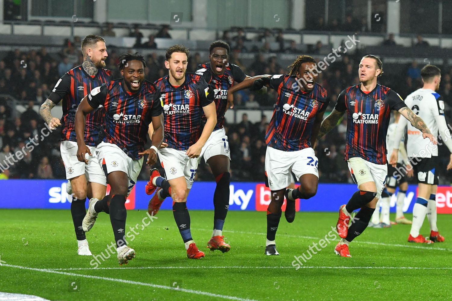 Fred Onyedinma Luton Town Celebrates After Editorial Stock Photo ...