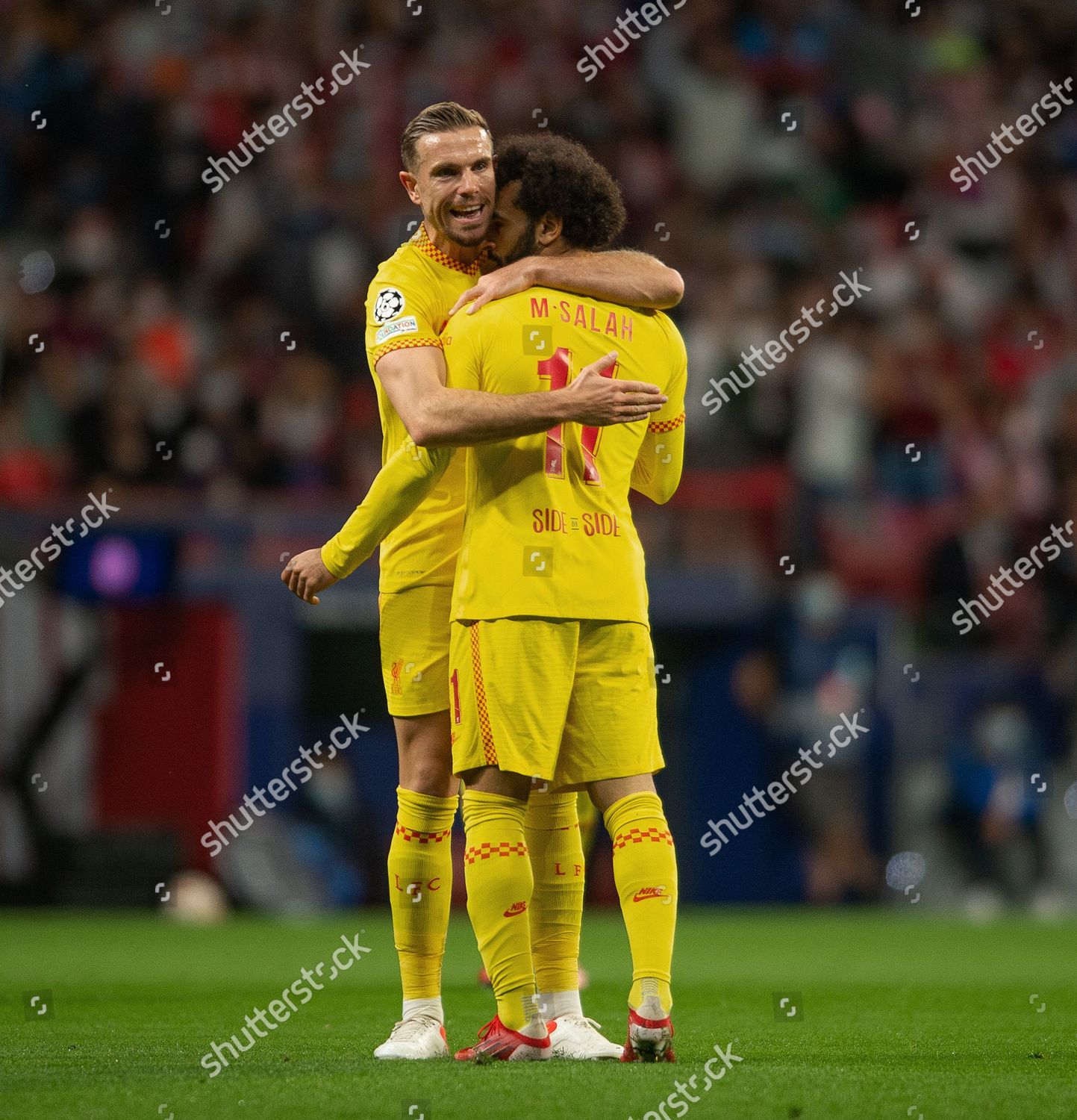 Nike Football Liverpool F.C. Champions League jersey in yellow