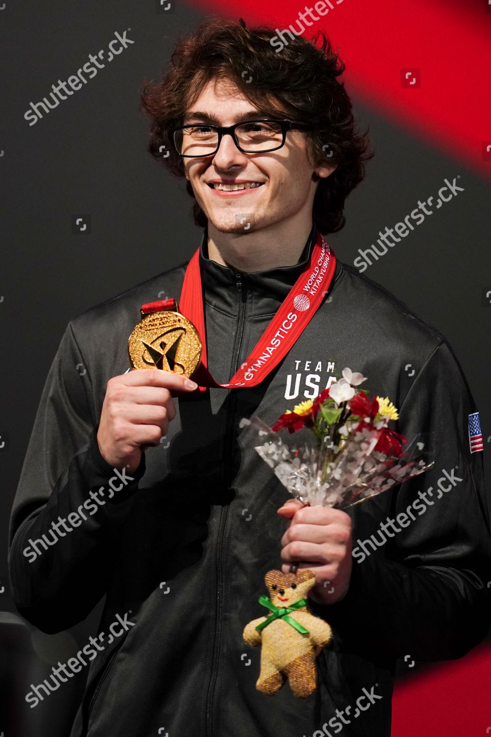 Gold Medalist Stephen Nedoroscik Us Celebrates Editorial Stock Photo   Shutterstock 12550507ap 