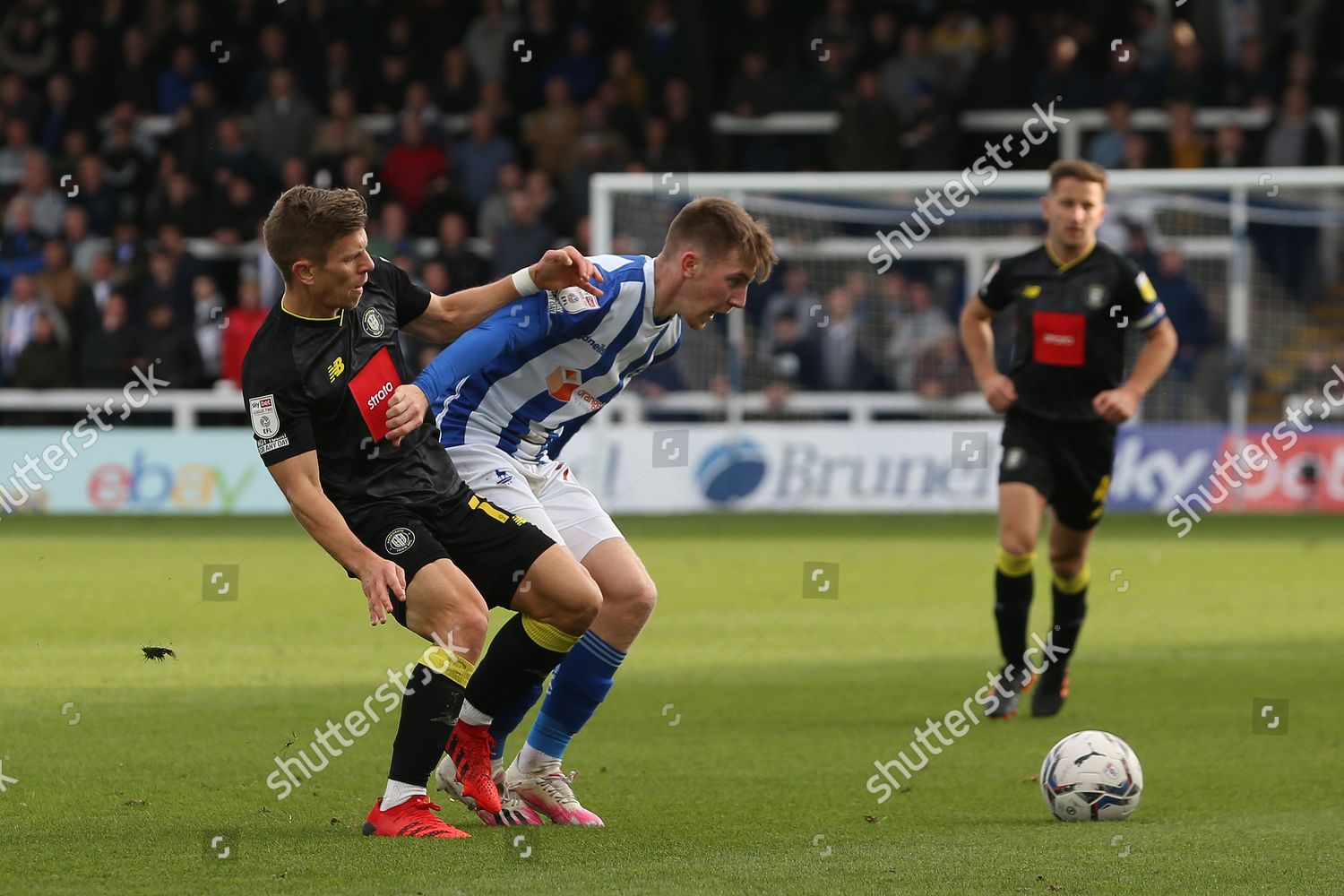 Lloyd Kerry Harrogate Battles Hartlepool Uniteds Editorial Stock Photo ...