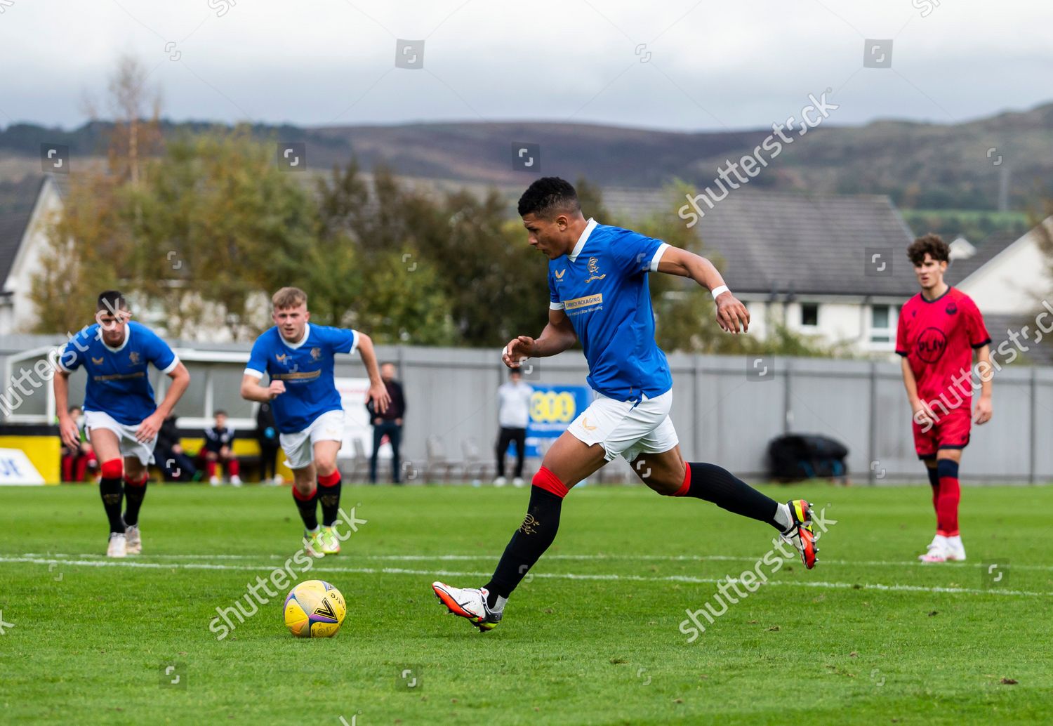 Rangers B Team Forward Juan Alegria Editorial Stock Photo - Stock Image ...