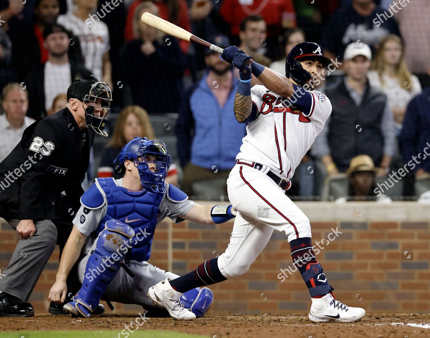 ATLANTA BRAVES LEFT FIELDER EDDIE ROSARIO Editorial Stock Photo - Stock ...