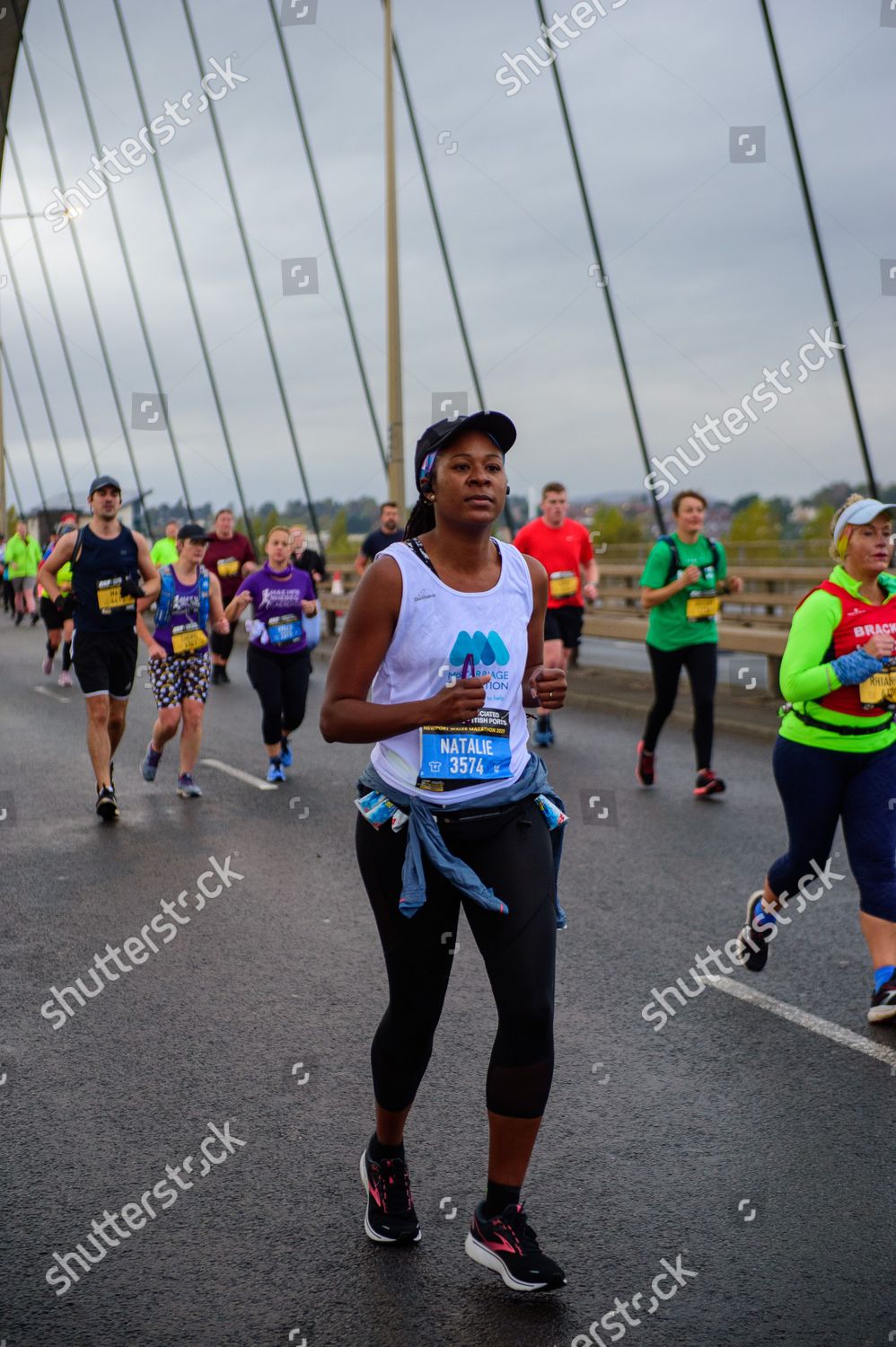 Runners Cross Newport Sdr Bridge Editorial Stock Photo Stock Image