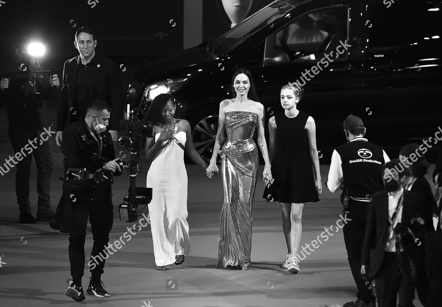 Zahara Marley Joliepitt Angelina Jolie Shiloh Editorial Stock Photo