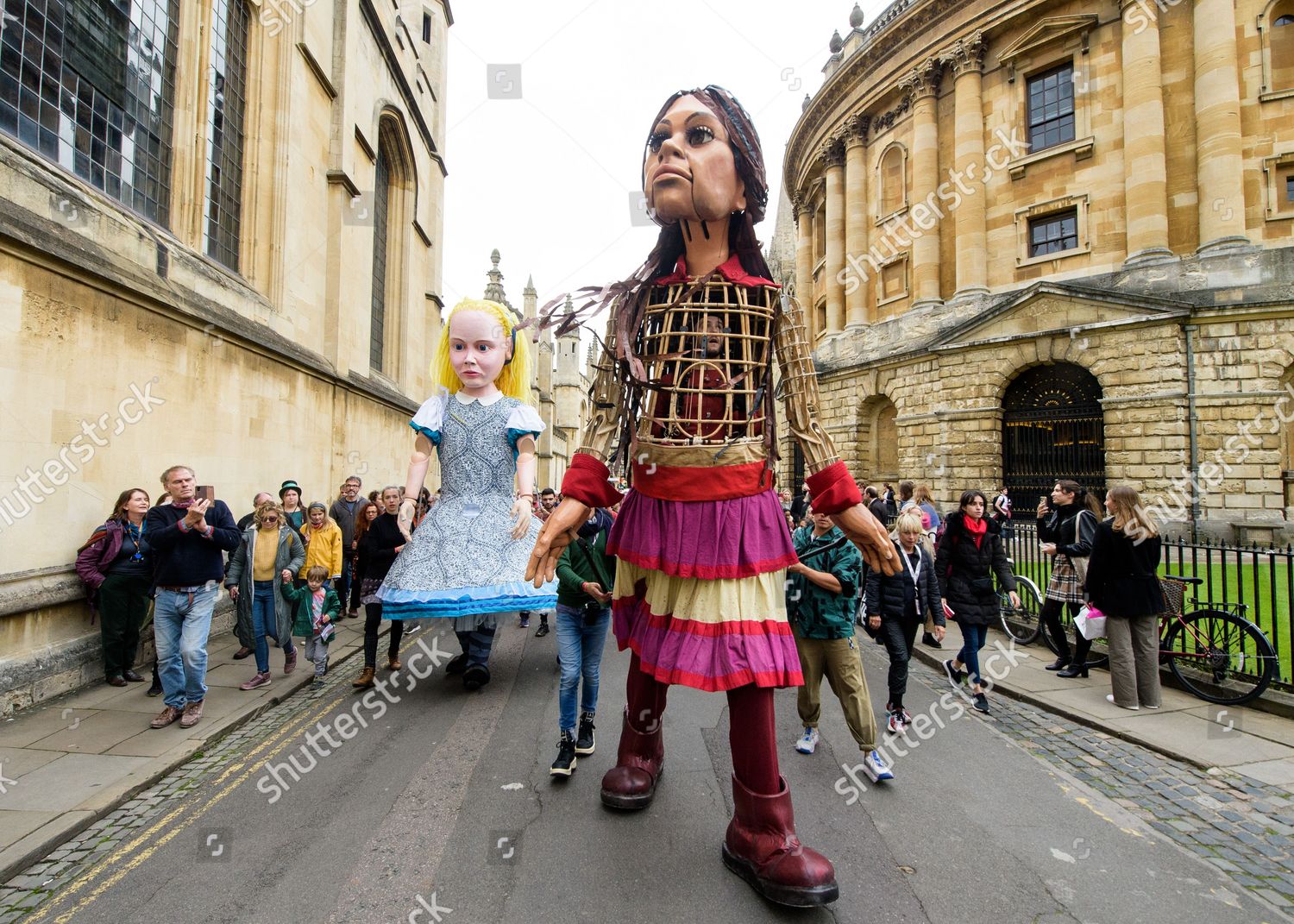 Giant Puppet Little Amal Meets Giant Editorial Stock Photo Stock
