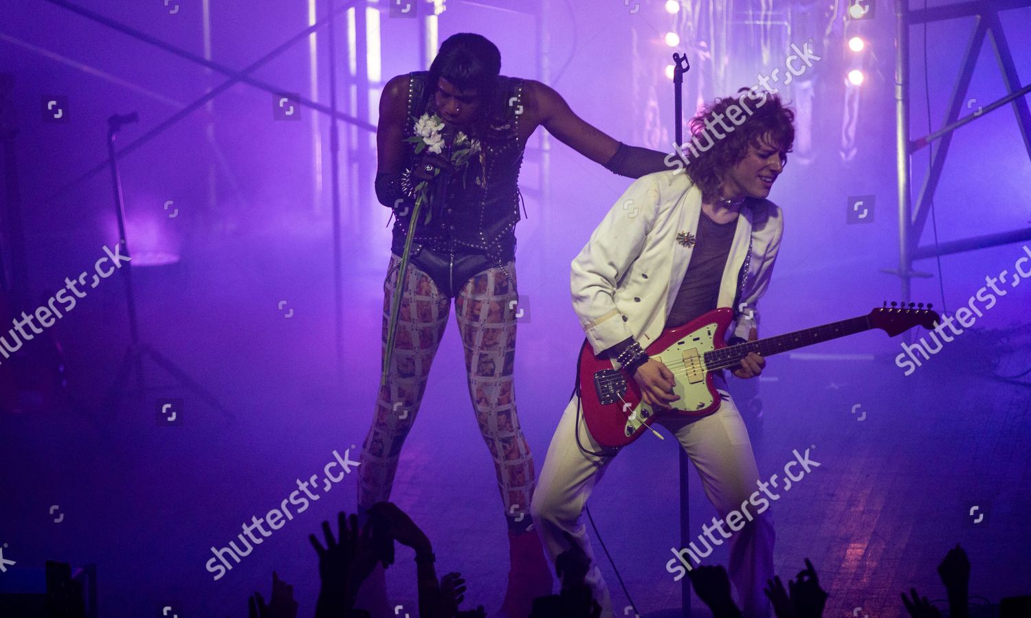 Yves Tumor Tour Guitarist Performed Webster Editorial Stock Photo ...