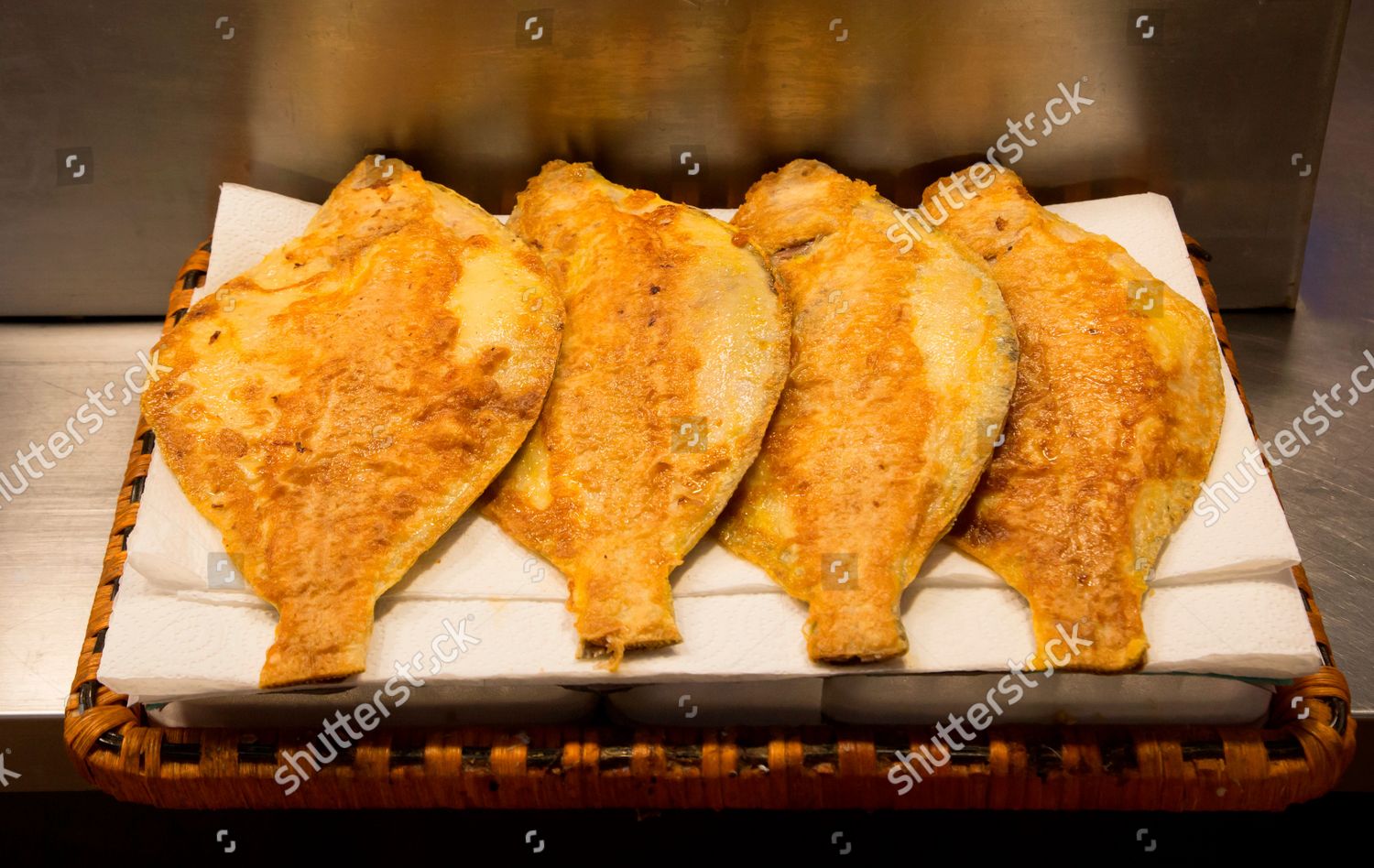 Gwangjang Market Grilled Sole Food Stall Editorial Stock Photo Stock