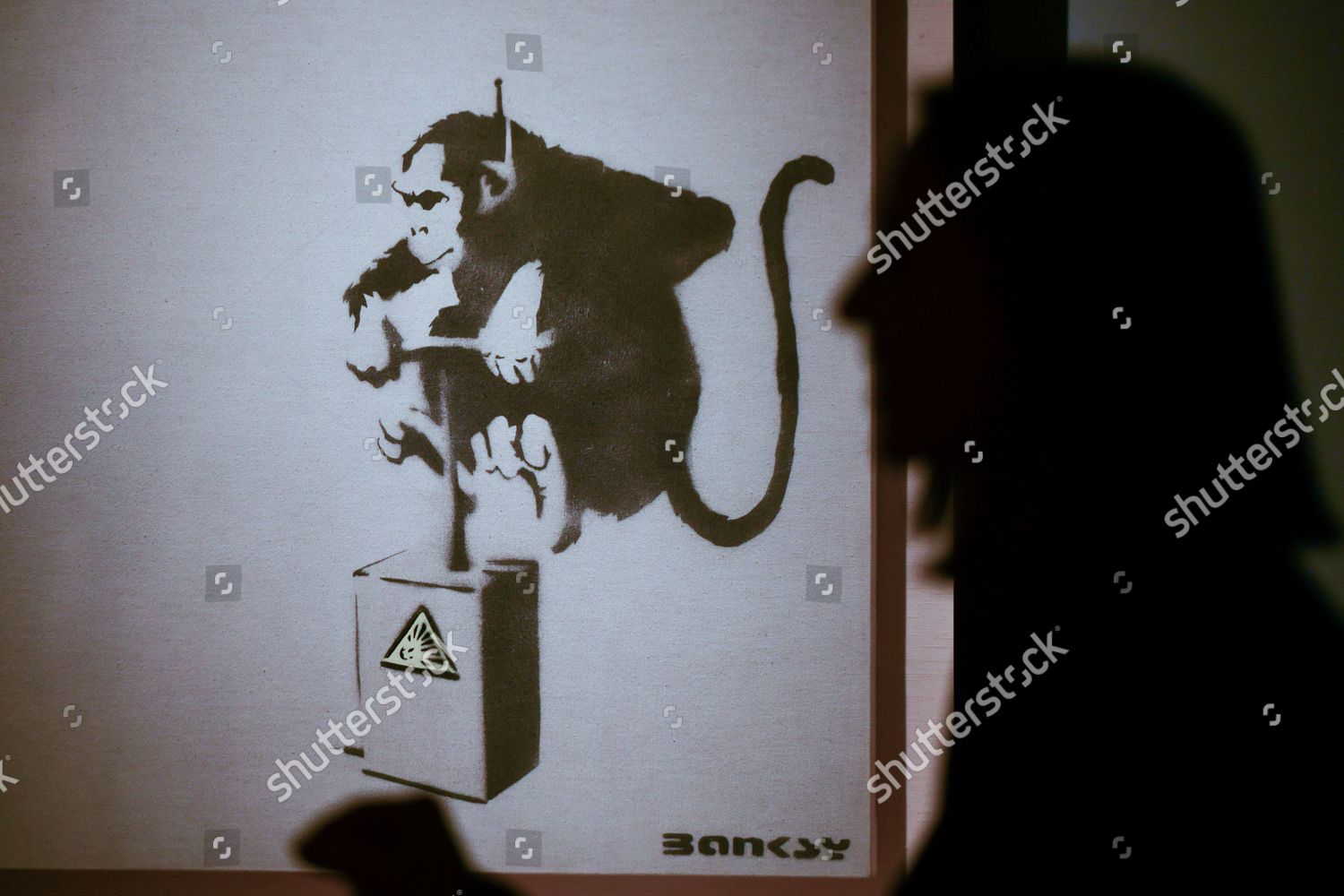 Artwok Titled Monkey Detonator By Banksy Editorial Stock Photo - Stock ...