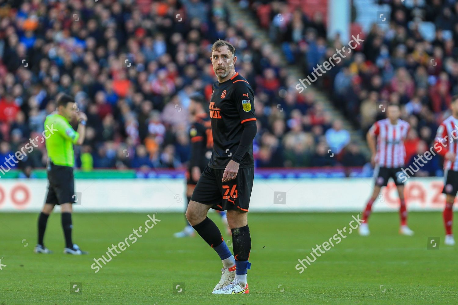 Richard Keogh 26 Blackpool During Efl Editorial Stock Photo - Stock ...