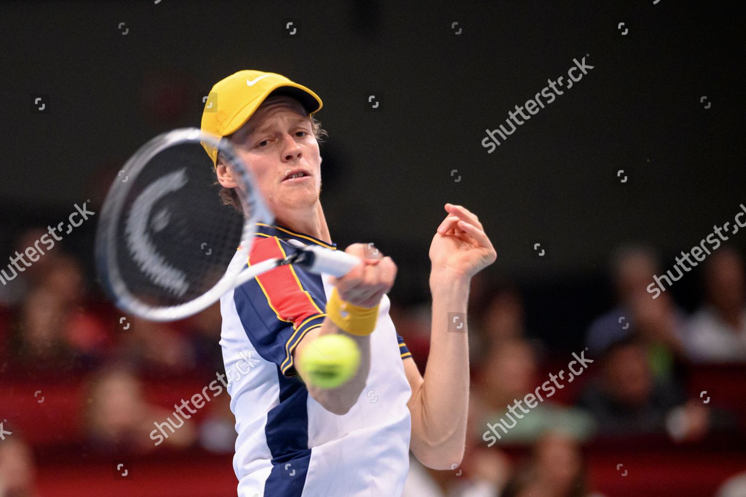 Jannik Sinner Italy Action During His Editorial Stock Photo - Stock