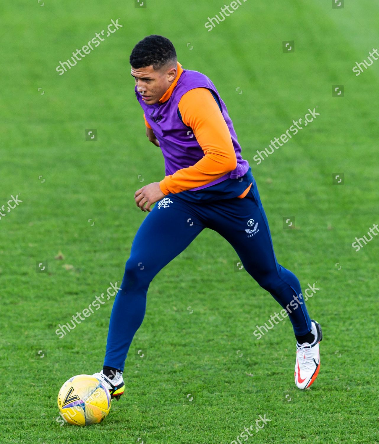 Rangers B Team Forward Juan Alegria Editorial Stock Photo - Stock Image ...