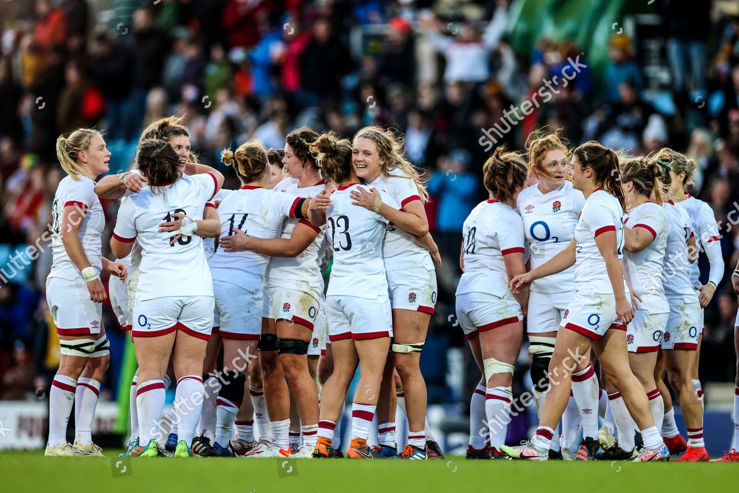 England Vs New Zealand Red Roses Editorial Stock Photo - Stock Image ...