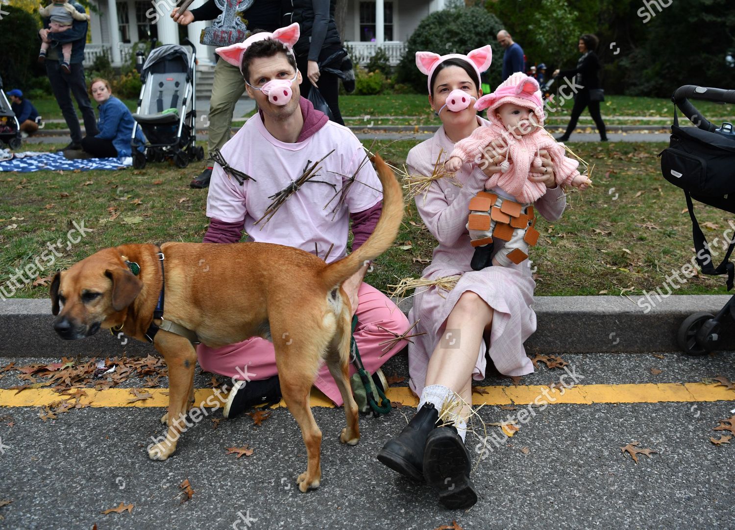 People Celebrate Halloween Ditmas Park Neighborhood Editorial Stock