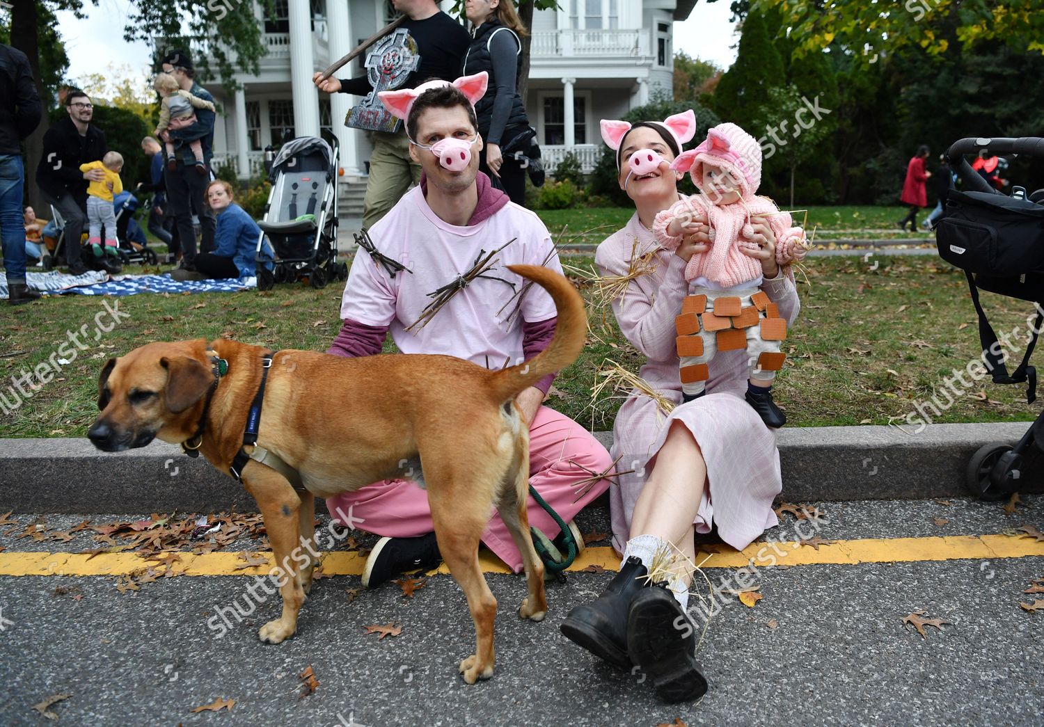 People Celebrate Halloween Ditmas Park Neighborhood Editorial Stock