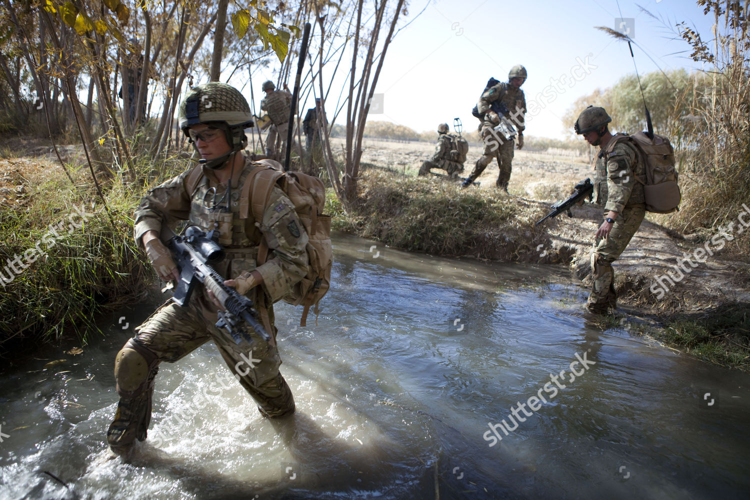 Paratroopers 5 Platoon B Coy 3 Editorial Stock Photo - Stock Image ...