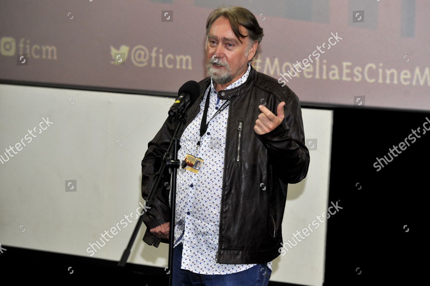 Javier Espada Poses Photos During Presentation Editorial Stock Photo ...