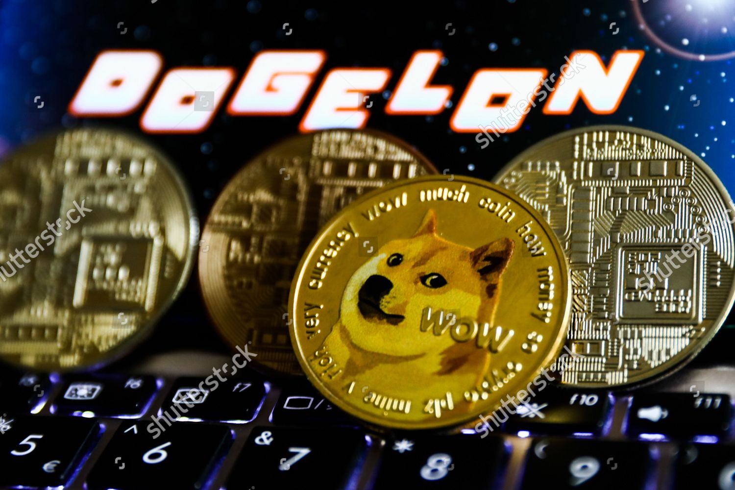 Dogelon Mars Cryptocurrency Logo Displayed On Editorial Stock Photo