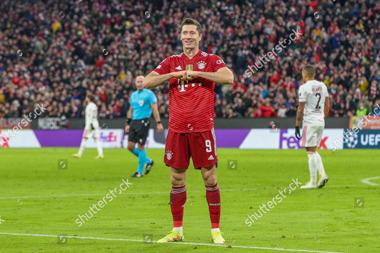 Goal Cheering By Robert Lewandowski 9 Editorial Stock Photo - Stock ...