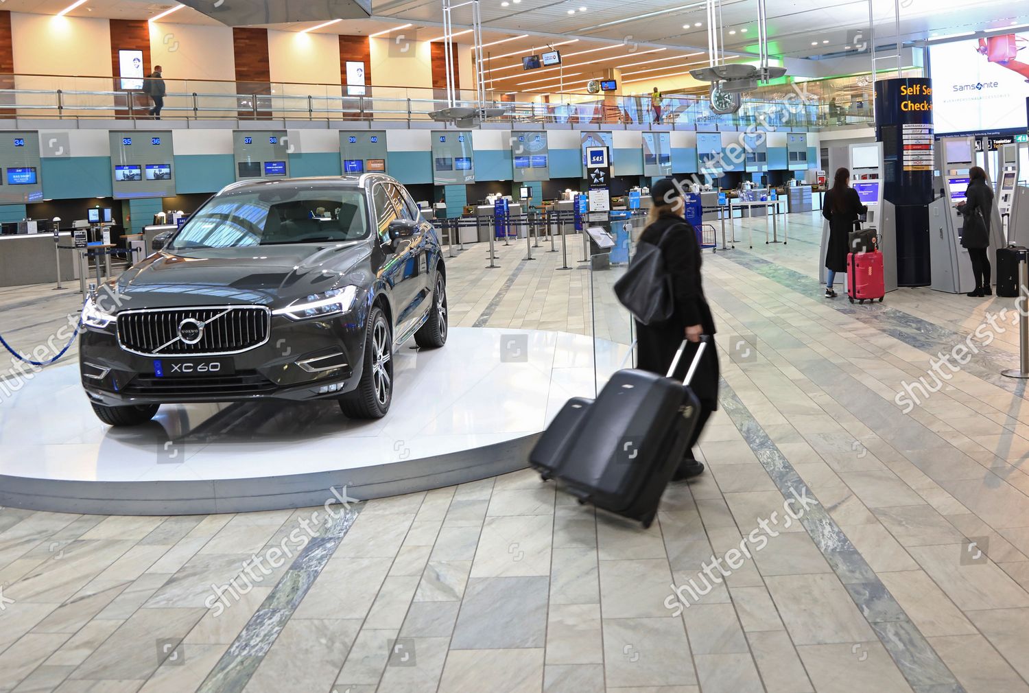 Volvos Xc Passengers Landvetter Airport Editorial Stock Photo