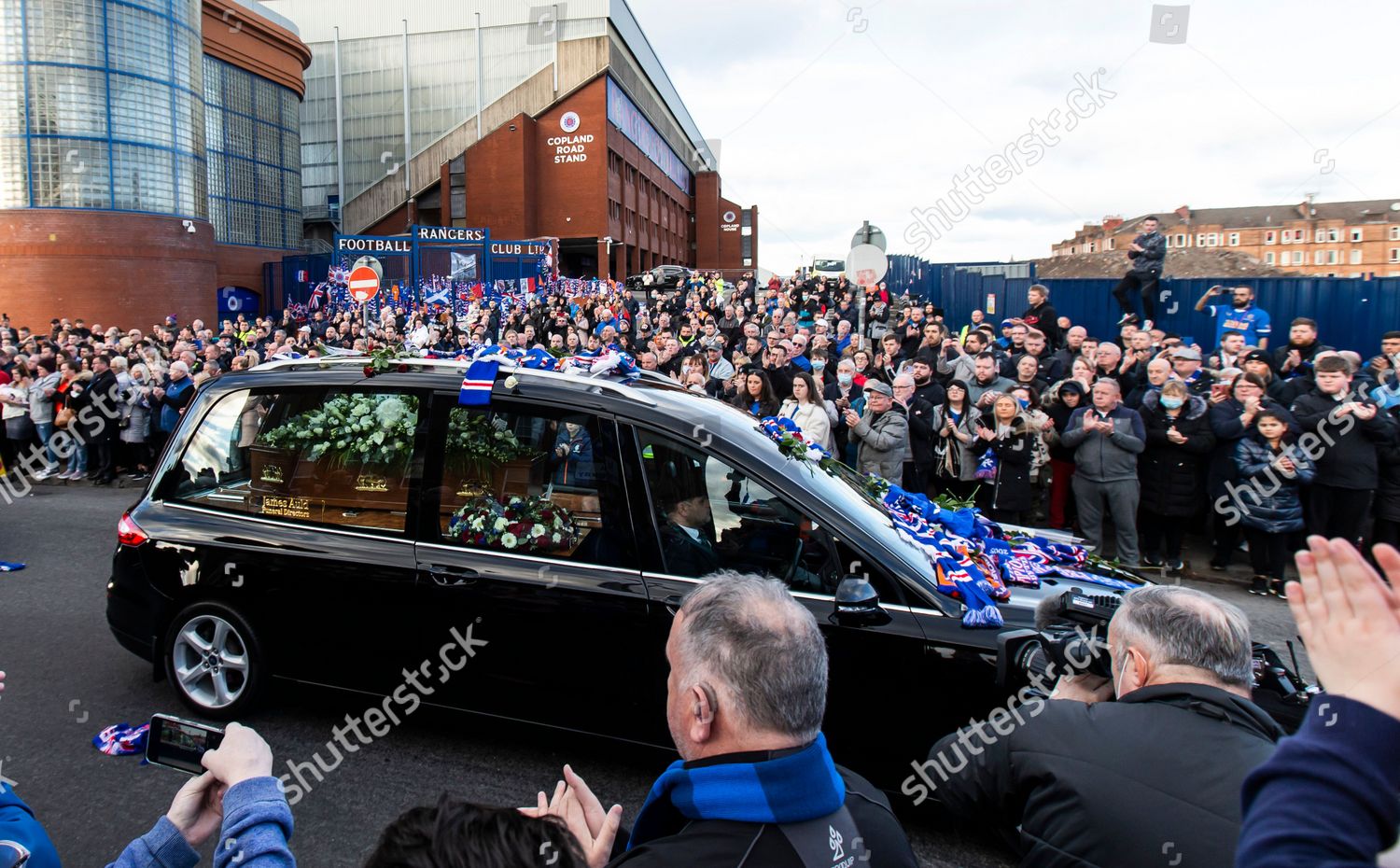 Exrangers Manger Walter Smiths Funeral Cortege Editorial Stock Photo ...