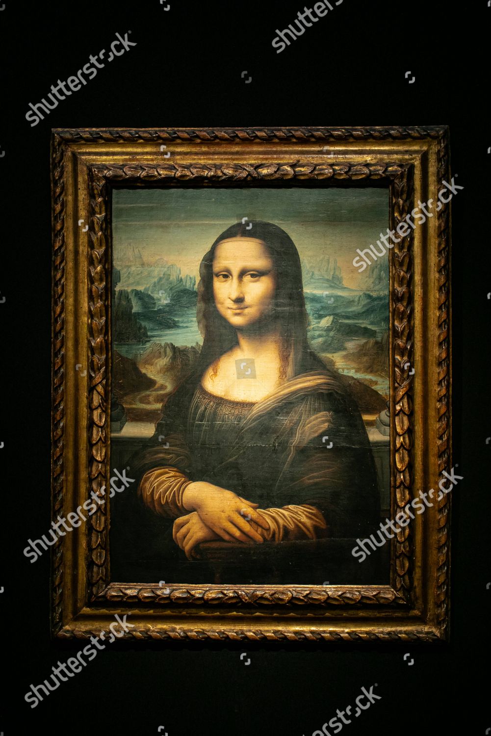 Copy Leonardo Da Vincis Famous Mona Editorial Stock Photo - Stock Image 