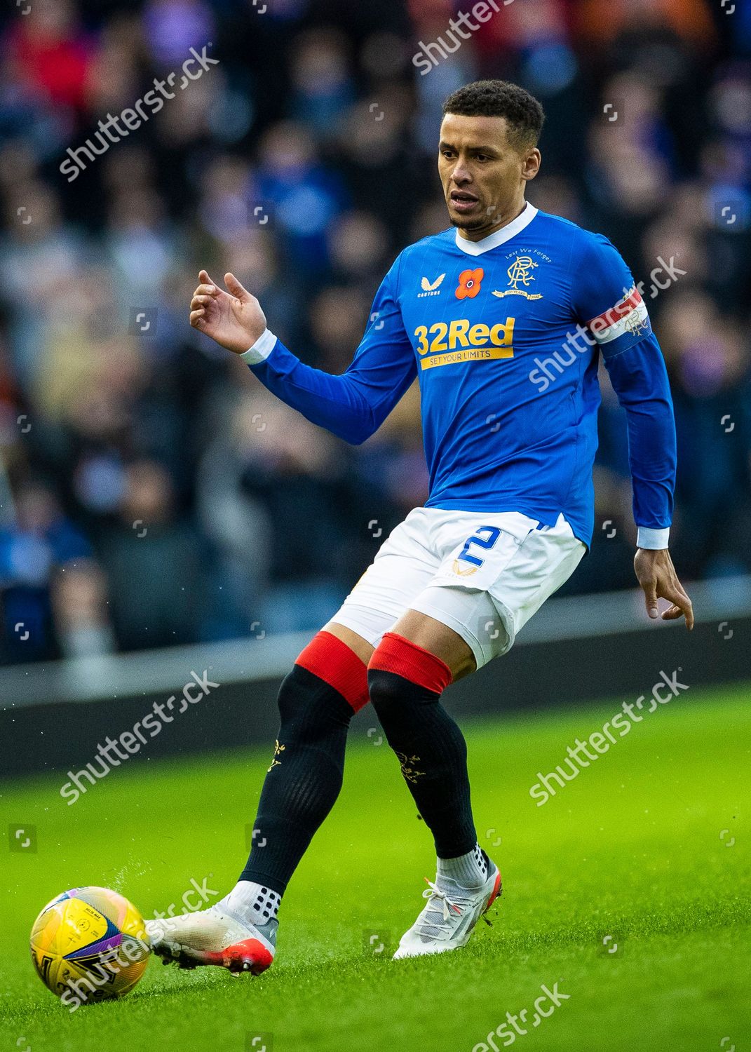 Rangers Captain James Tavernier During Scottish Editorial Stock Photo ...