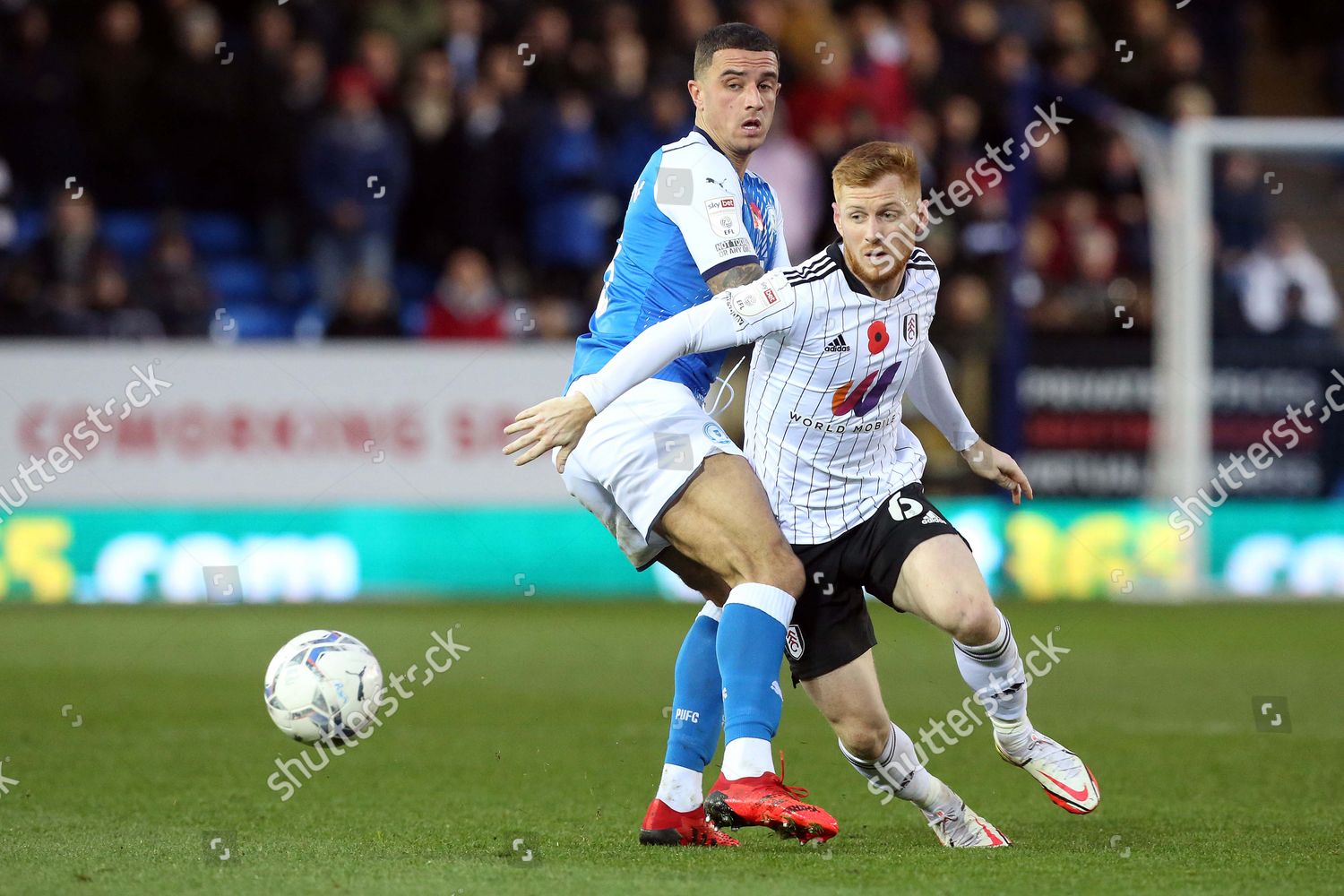 Oliver Norburn Peterborough United Action Harrison Editorial Stock ...