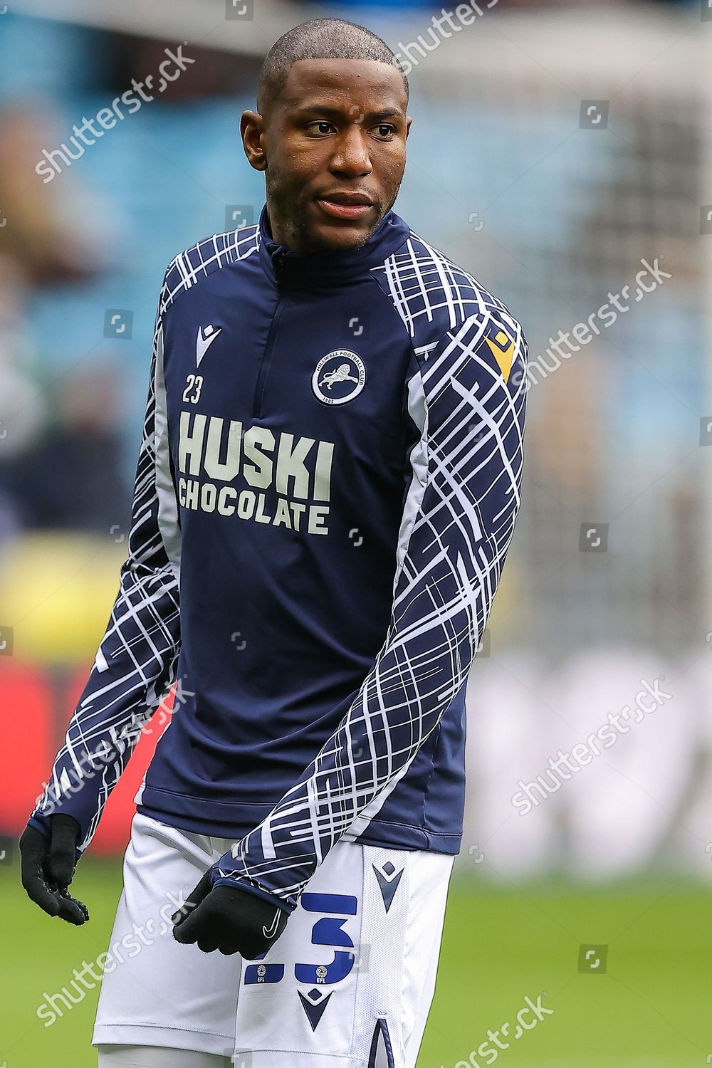 Millwall Forward Benik Afobe 23 Warms Editorial Stock Photo - Stock ...