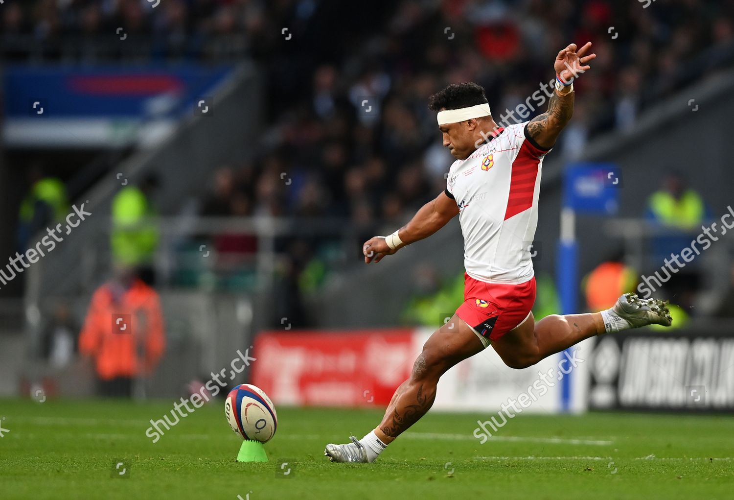 Sonatane Takulua Tonga Captain Kicks Editorial Stock Photo Stock