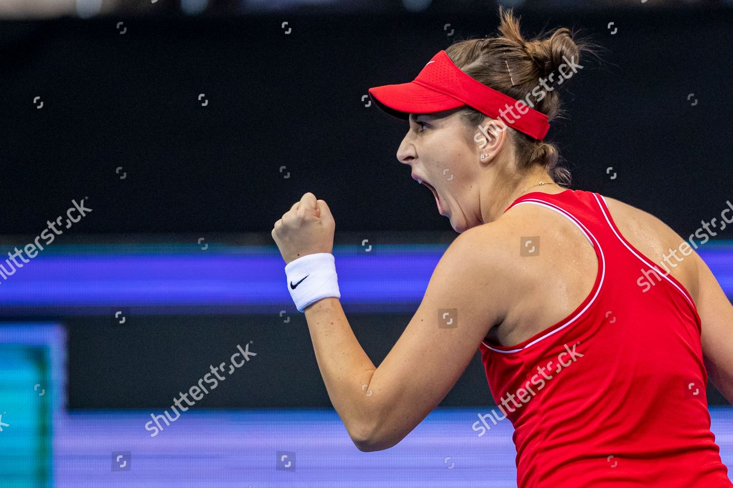 Belinda Bencic Switzerland Reacts During Final Editorial Stock Photo ...