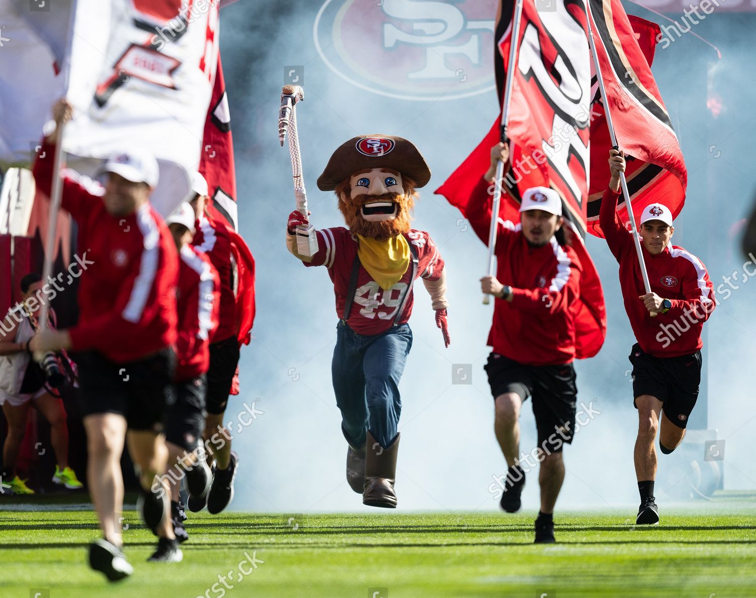 Sourdough Sam San Francisco 49ers Mascot Editorial Stock Photo - Stock  Image