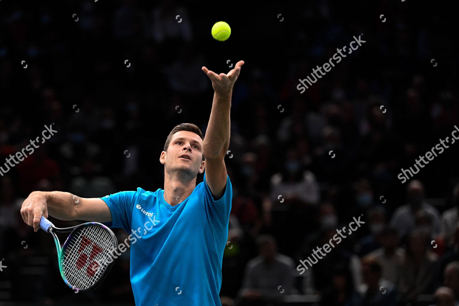 Hubert Hurkacz Pol During Rolex Paris Editorial Stock Photo - Stock