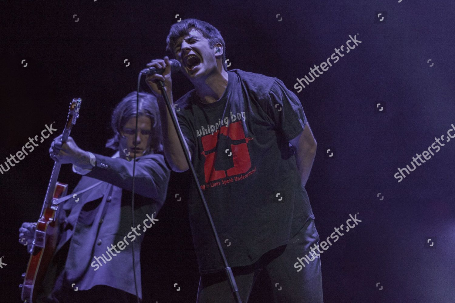 Fontaines Dc Concert Barezzi Festival Teatro Editorial Stock Photo