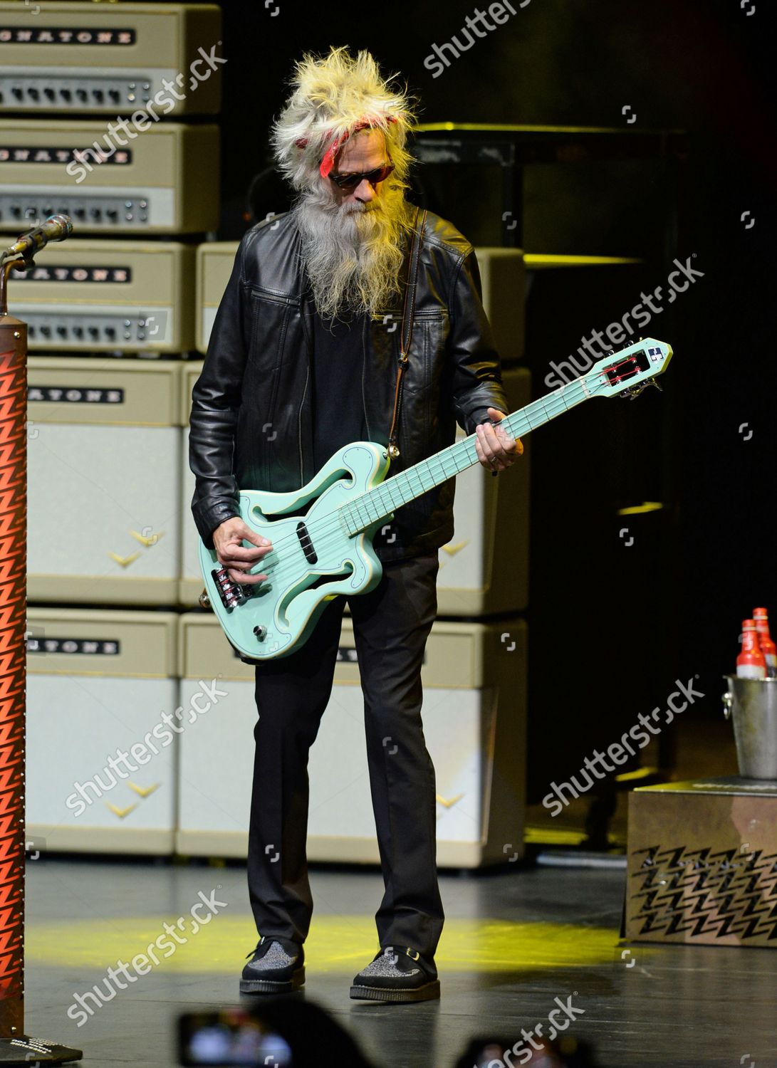 Elwood Francis Zz Top Performs Hard Editorial Stock Photo - Stock Image