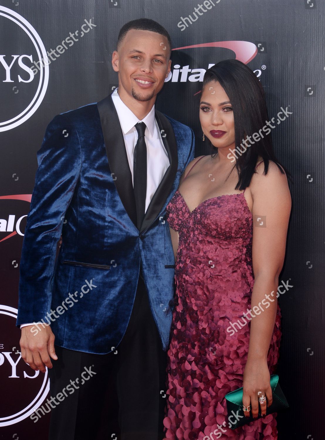 Nba Player Stephen Curry His Wife Editorial Stock Photo Stock Image