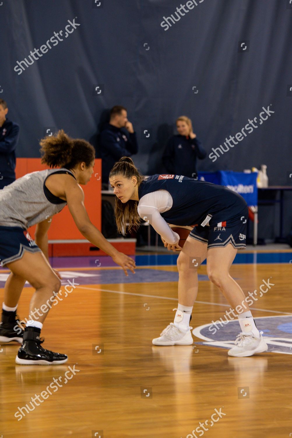 Marie Eve Paget France Controls Ball Redaktionelles Stockfoto