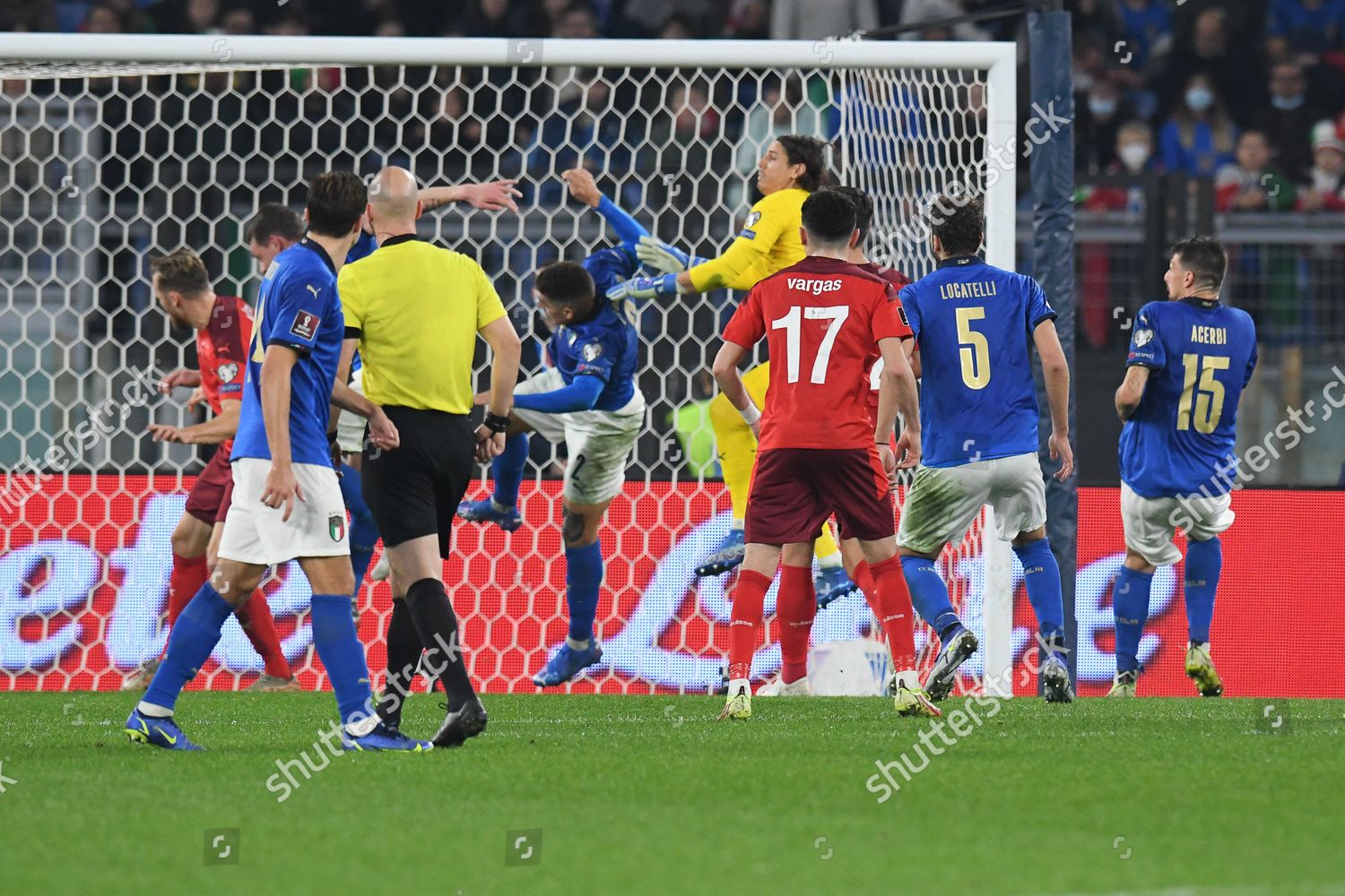 World Cup 2022 Qualification Football Italy Editorial Stock Photo ...