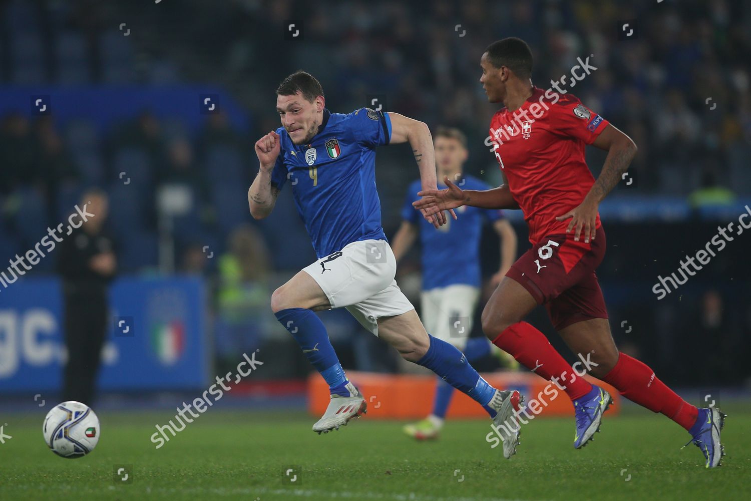 Belotti Italy Akanji Manuel Swi Action Editorial Stock Photo - Stock ...