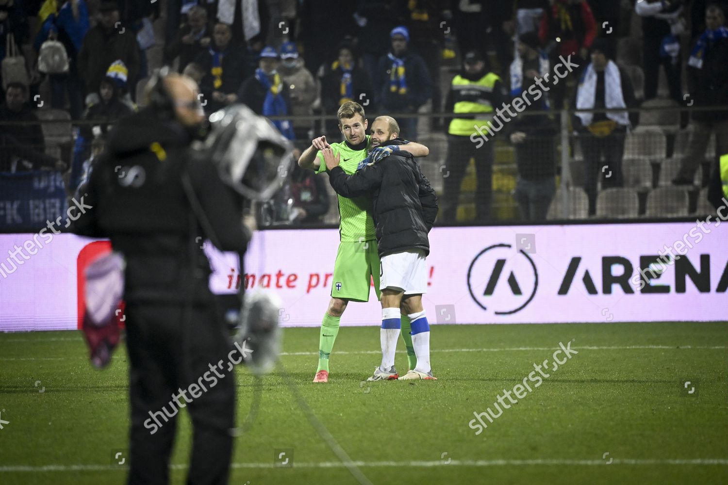 Finlands Goalkeeper Lukas Hradecky Teemu Pukki Editorial Stock Photo -  Stock Image | Shutterstock