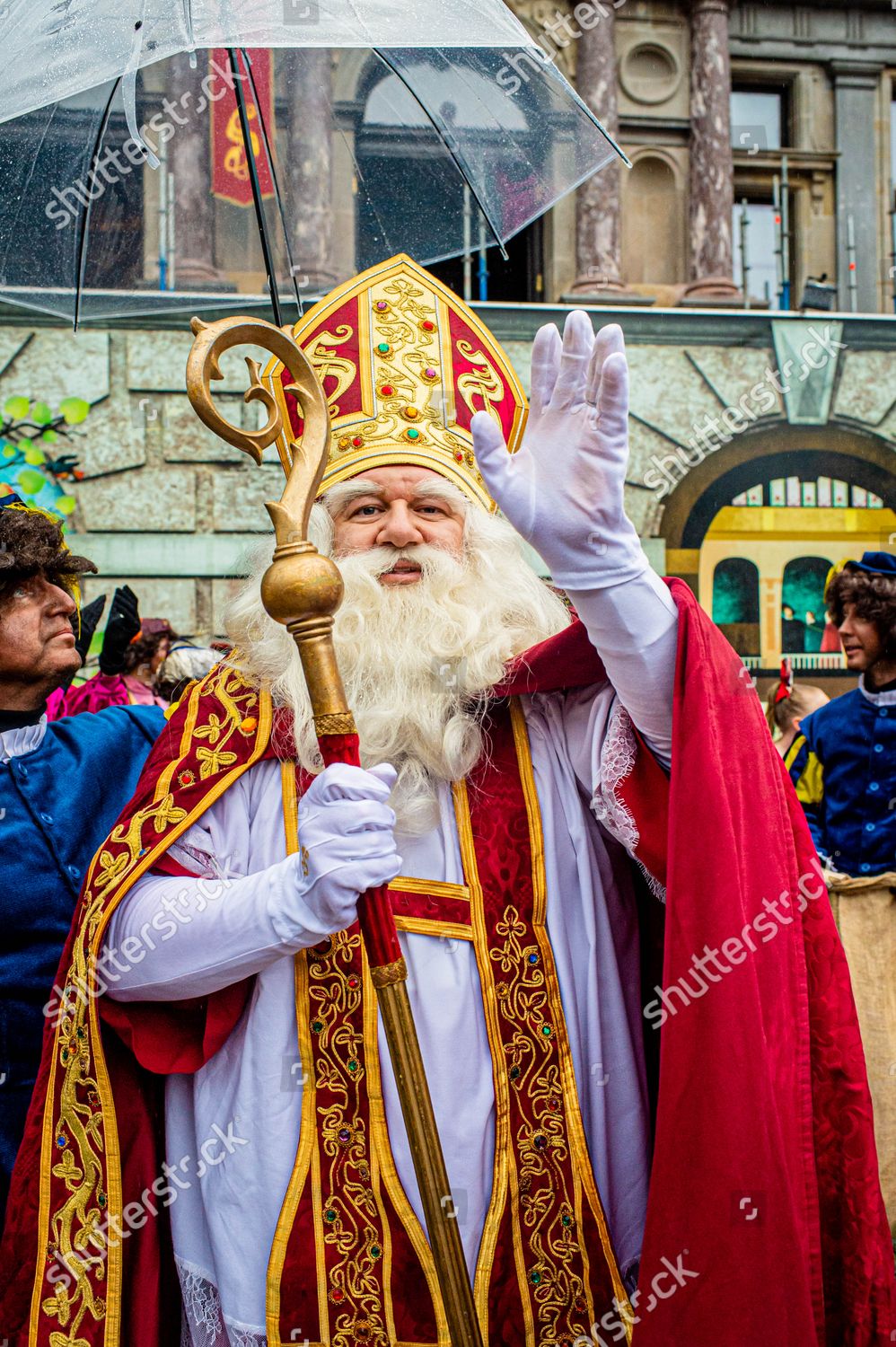 Sinterklaas Wim Opbrouck Pictured During Arrival Editorial Stock Photo