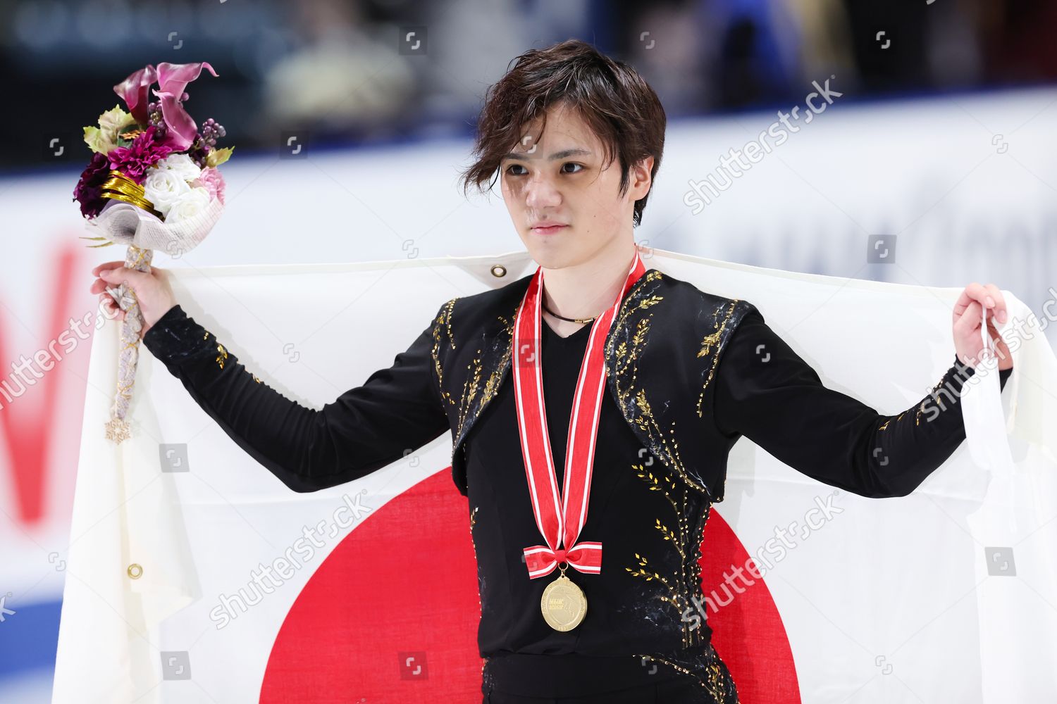 Shoma Uno JPN Figure Skating ISU Grand Redaktionelles Stockfoto