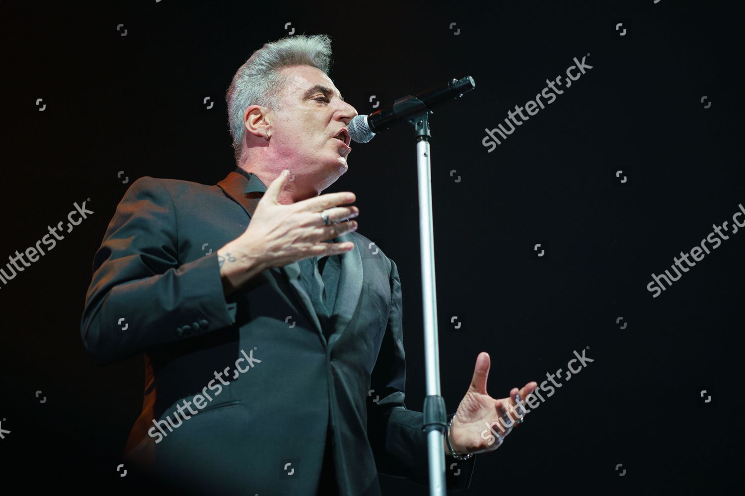 Singer Loquillo During Concert Wizink Center Editorial Stock Photo