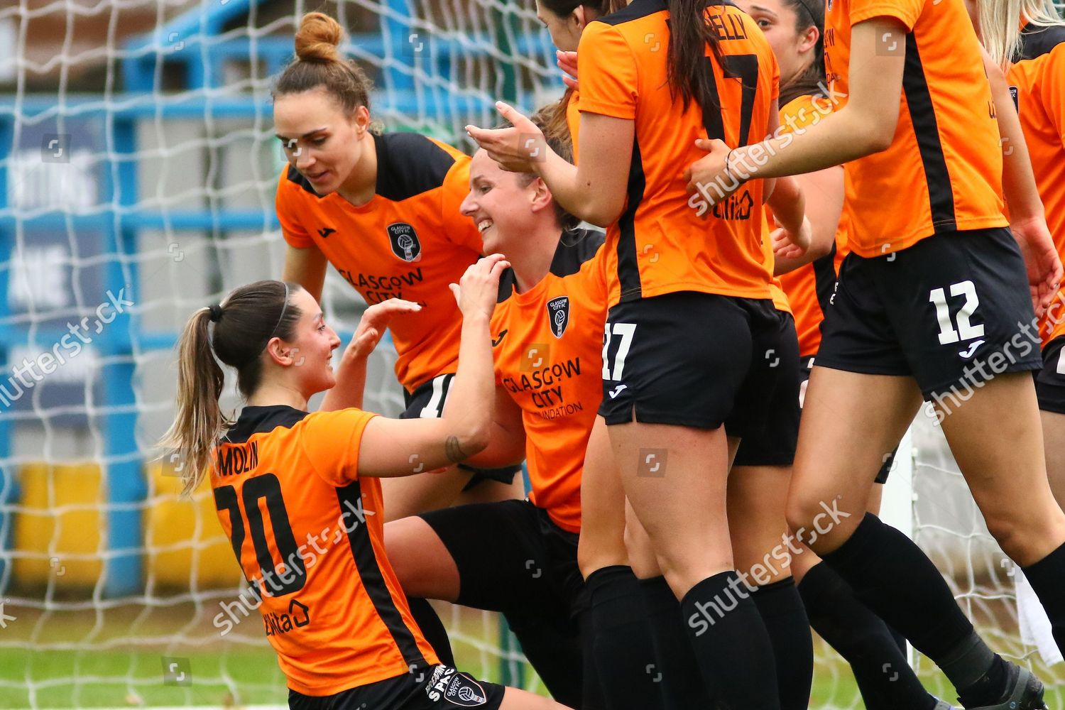 Goal 20 Hayley Lauder 4 Glasgow Editorial Stock Photo Stock Image